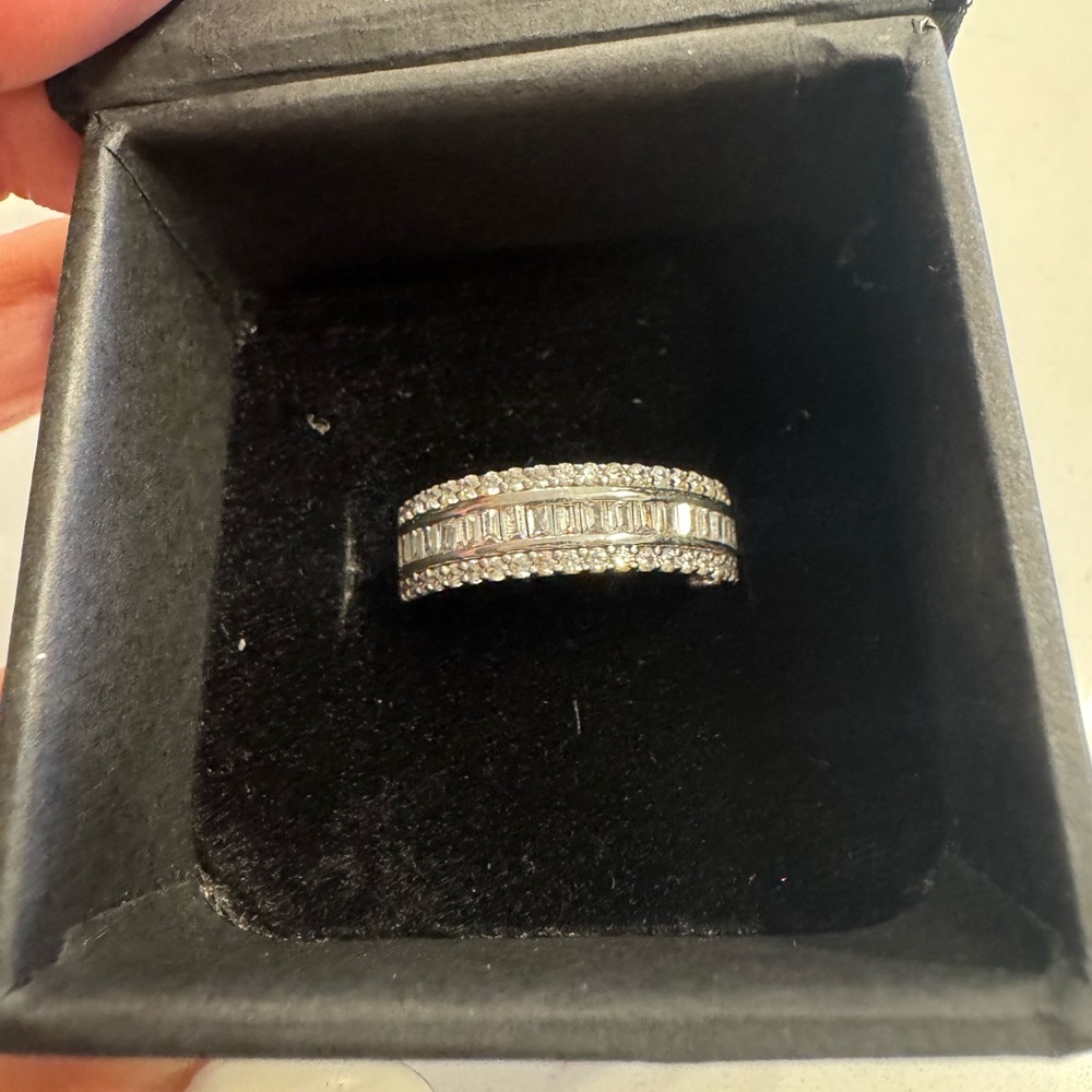 Etsy Silver and CZ Ring